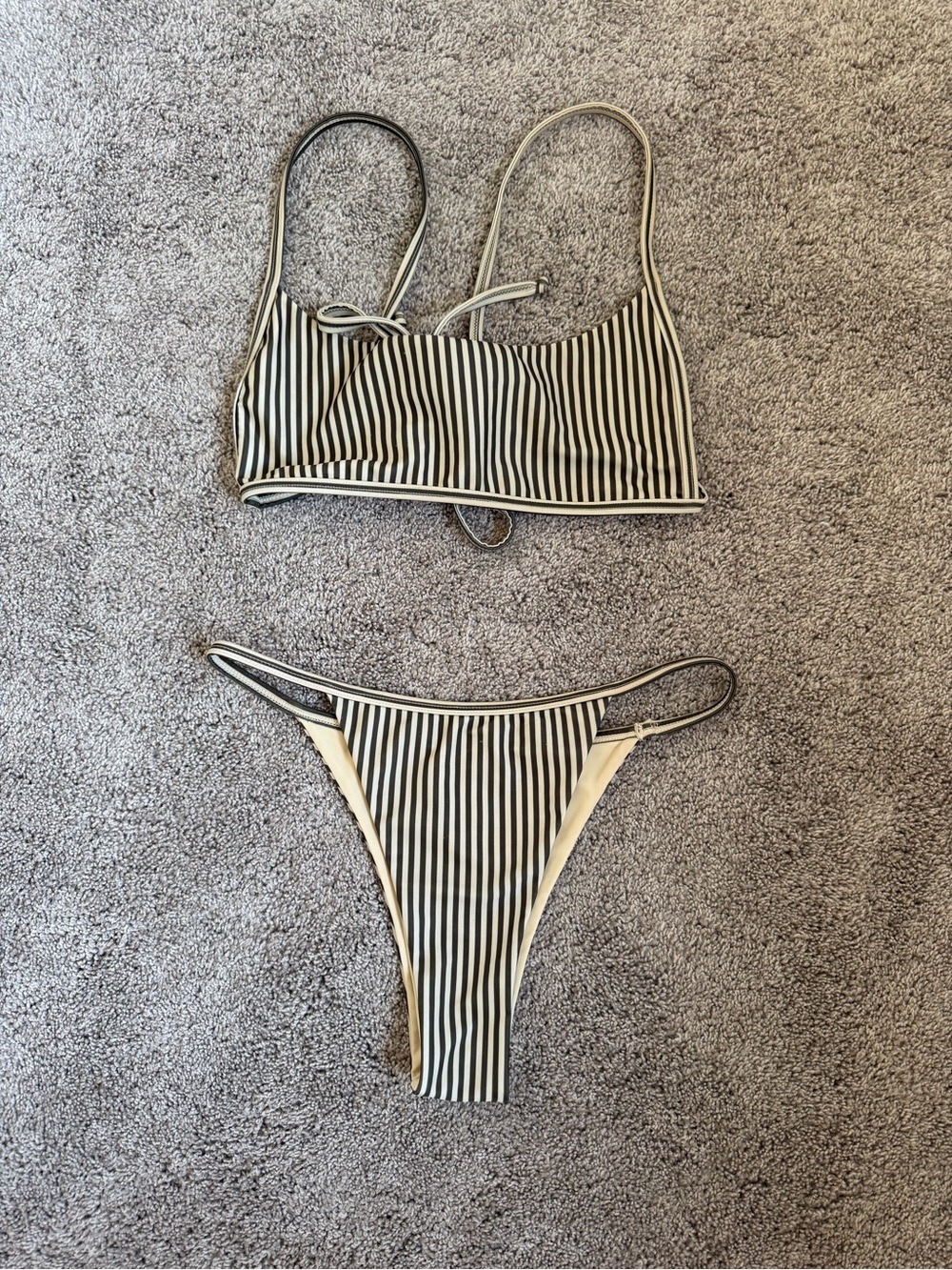 TAI SWIM Striped Women’s Bikini Set Both Size Medium